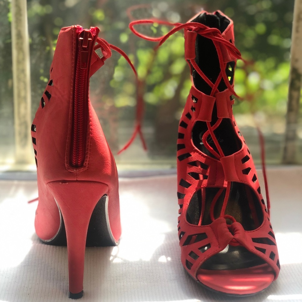 Orange heels